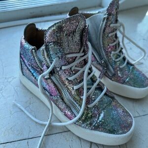 Giuseppe Zanotti  Glitter High-Top Sneakers